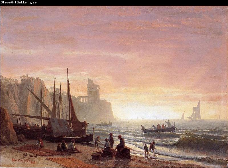 Albert Bierstadt The_Fishing_Fleet